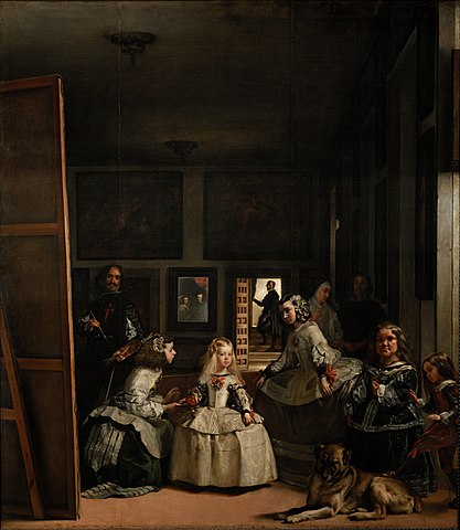 『ラス・メニーナス』　1665年－1657年　ディエゴ・ベラスケス　プラド美術館蔵