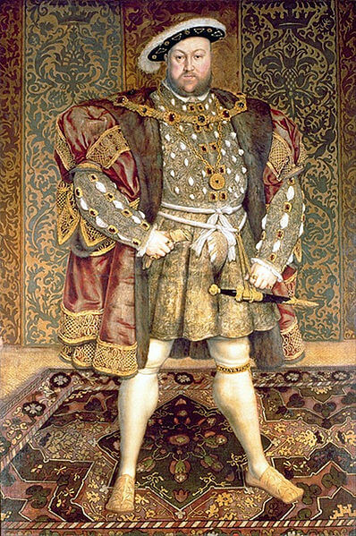 ヘンリー8世（ Portrait of Henry VIII of England ）　17世紀初め　ハンス・ホルバインにちなむ　Duke of Rutland collection蔵