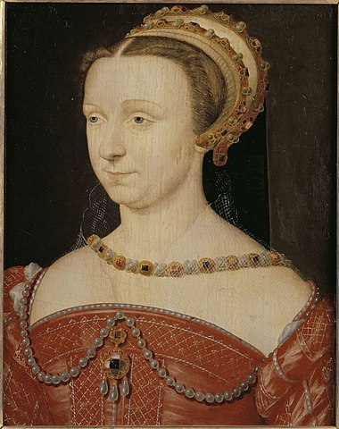 アンナ・デステ（1531年－1607年）　画家不詳　16世紀後半　ヴェルサイユ宮殿