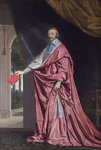 リシュリュー枢機卿　1633年－1640年　フィリップ・ド・シャンパーニュ　ナショナル・ギャラリー蔵