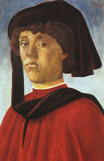ロレンツォ・ディ・ピエルフランチェスコ（ Lorenzo di Pierfrancesco de' Medici, 1463年8月4日‐1503年5月20日）　1470年　サンドロ・ボッティチェリ　ピッティ宮