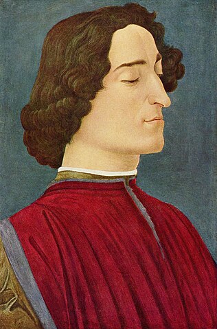 ジュリアーノ・デ・メディチ（ Giuliano de' Medici, 1453年10月28日‐1478年4月26日）　1478年頃　サンドロ・ボッティチェリ　ベルリン、絵画館蔵