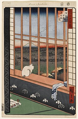 名所江戸百景　浅草田甫酉の町詣　1857年 - 1858年　歌川広重　ブルックリン美術館蔵