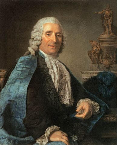 ジャン＝バティスト・ピガール（ Portrait du sculpteur Jean-Baptiste Pigalle, ( 1714-1785), assis, en habit de chevalier de l'ordre de Saint-Michel.,ROSLIN Marie Suzanne, Louvre ） （1714年1月26日 - 1785年8月22日）　マリー・スザンヌ・ロスリン　ルーヴル美術館蔵