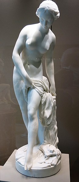 『浴女』( Baigneuse ) 1757年 エティエンヌ=モーリス・ファルコネ ルーヴル美術館蔵