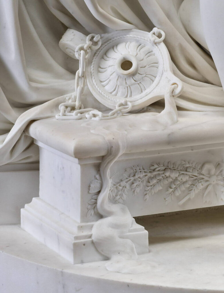 Psyché abandonnée, 1790, Pajou, Augustin, MR SUP 62 ; N 15489, Hauteur : 1,77 m ; Largeur : 0,86 m ; Profondeur : 0,86 m, marbre, marbre blanc, Musée du Louvre, Département des Sculptures du Moyen Age, de la Renaissance et des temps modernes, 『捨てられたプシュケ』 1790年 オーギュスタン・パジュー ルーヴル美術館蔵