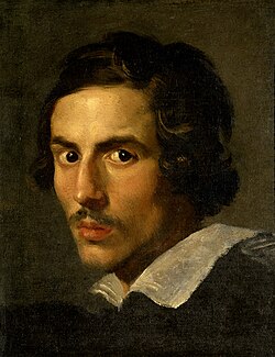 ジャン・ロレンツォ・ベルニーニの自画像　1623年頃　ボルケーゼ美術館蔵
