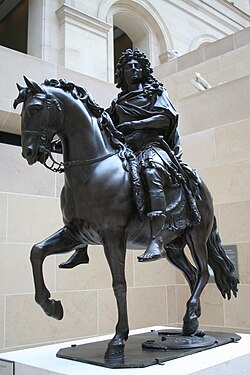 ルイ14世騎馬像 1699年のサロン フランソワ・ジラルドン ルーヴル美術館蔵