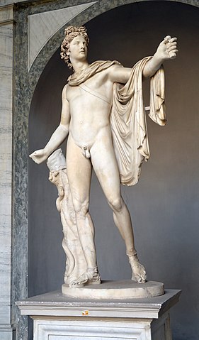ベルヴェデーレのアポロン 紀元前130年頃 - 紀元前140年頃 ヴァチカン美術館蔵