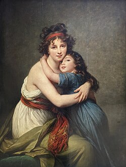 Madame Vigée-Le Brun et sa fille, Jeanne-Lucie-Louise, dite Julie (1780-1819), Louvre