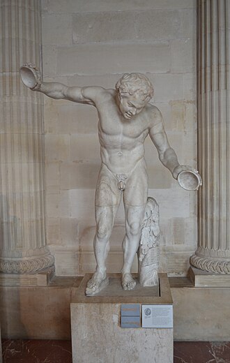 『踊るサテュロス』（Satyre dansant,100 / 200, Louvre） 100 - 200年（西暦2世紀頃？）　ルーヴル美術館蔵