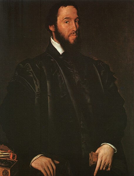 アントワーヌ・ペルノ・ド・グランヴェル（ Antoine Perrenot de Granvelle, 1517年8月20日 - 1586年9月21日）　1549年　アントニス・モル　美術史美術館蔵