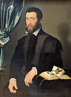 薬剤師ピエール・キュト（ Pierre Quthe (1519-après 1588), apothicaire ）　1562年頃　フランソワ・クルーエ　ルーヴル美術館蔵