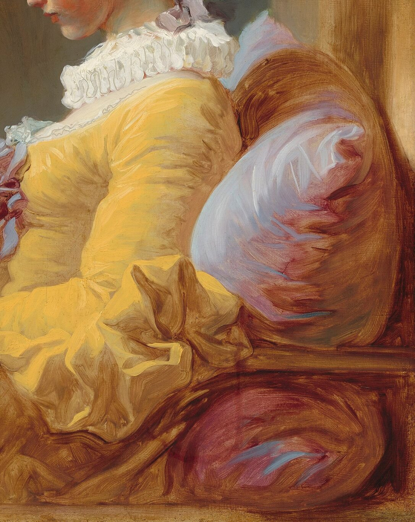 『読書する娘』　1770年－1772年頃　ジャン・オノレ・フラゴナール　ワシントン、ナショナル・ギャラリー蔵