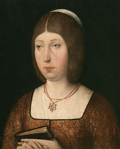 カスティーリャ女王イサベル1世（1451年4月22日－1504年11月26日）　1490年頃　プラド美術館蔵
