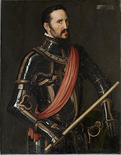 第3代アルバ公爵 フェルナンド・アルバレス・デ・トレド 1557年 アントニス・モル アメリカヒスパニック協会蔵