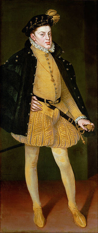 ドン・カルロス　1564年　アロンソ・サンチェス・コエリョ　美術史美術館蔵