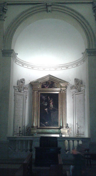 サンタ・カテリーナ・デイ・フナーリ教会内の『聖マルガリータ』
