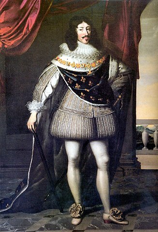 フランス王ルイ13世（1601年－1643年）　1638年　シャルル・ボーブラン　