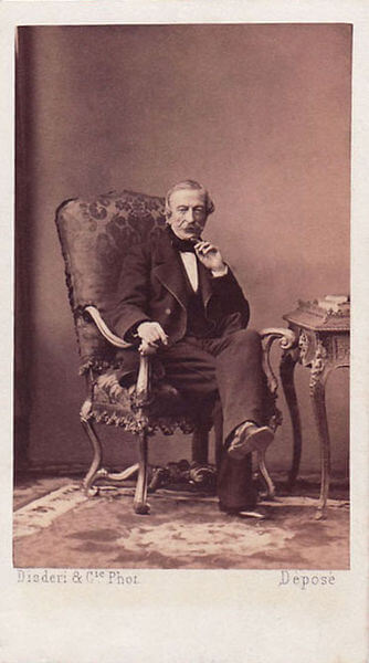 マッシモ・ダゼーリョ（1798年10月24日－1866年1月15日)　アンドレ＝アドルフ＝ウジェーヌ・ディズデリ（1819年－1889年）