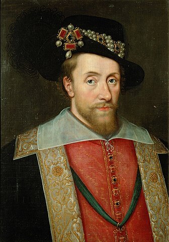 イングランド王ジェームズ1世　1605年頃　美術史美術館蔵