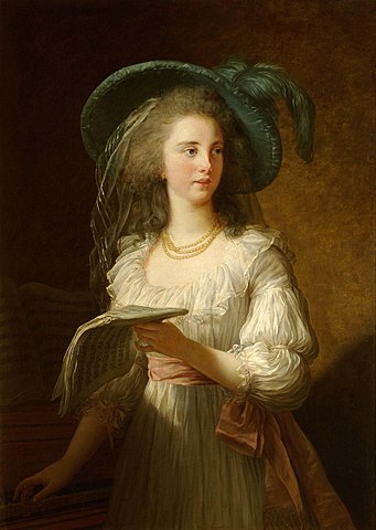 『ポリニャック夫人の肖像』　1783年　ヴィジェ＝ルブラン　ウォデスドン・マナー