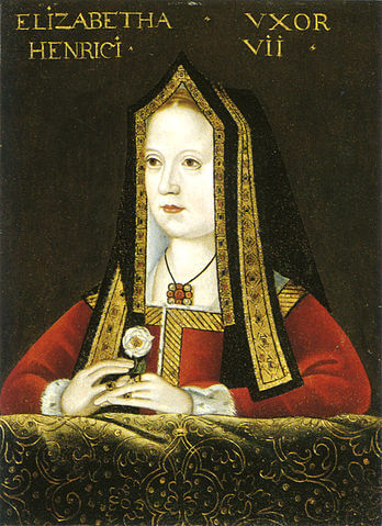 エリザベス・オブ・ヨーク（1466年2月11日－1503年2月11日）　16世紀末　ナショナル・ポートレート・ギャラリー蔵
