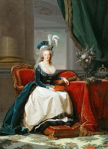 フランス王妃マリー・アントワネット　1788年　ヴィジェ＝ルブラン　ヴェルサイユ宮殿