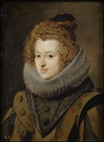 スペイン王女マリア・アナ・デ・エスパーニャ（1606年8月18日－1646年5月13日）　1630年頃　ディエゴ・ベラスケス　プラド美術館蔵