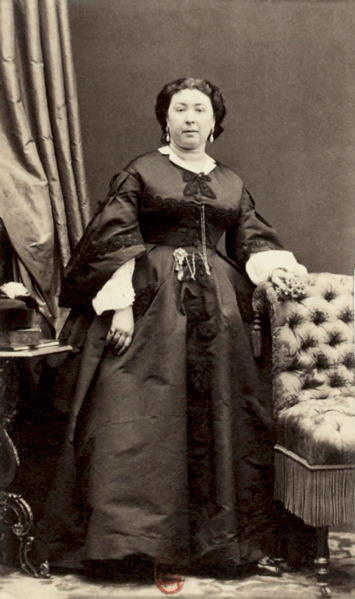 アリス・オジー　1855年と1875年の間　フランス国立図書館蔵