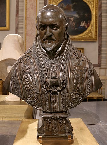 教皇パウルス5世胸像ベルニーニ（ブロンズ）　コペンハーゲン国立美術館蔵