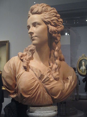 ヴィジェ＝ルブラン胸像　1785年　パジュー作　ルーヴル美術館蔵