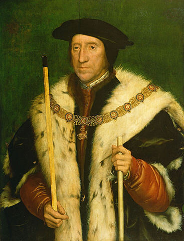 第3代ノーフォーク公トマス・ハワード（1473年 - 1554年8月25日）　ハンス・ホルバイン（子）画