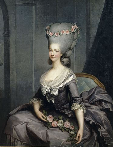 ランバル公妃の肖像　1776年頃　アントワーヌ＝フランソワ・カレ　ヴェルサイユ宮殿