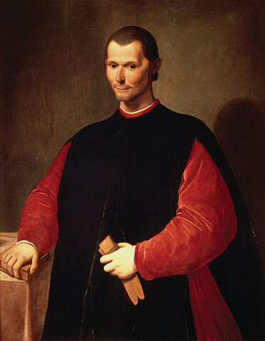 『君主論』の作者ニッコロ・マキャヴェッリ（1469年5月3日－1527年6月21日）　ヴェッキオ宮殿