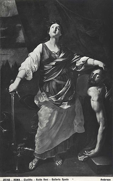 『ユディットとホロフェルネス』　1625年－1630年頃　グイド・レーニ　スパーダ・ギャラリー