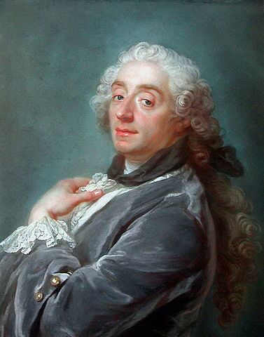 フランソワ・ブーシェ（1703年9月29日－1770年5月30日）の肖像　1741年　グスタフ・ルンドベリ　ルーヴル美術館蔵