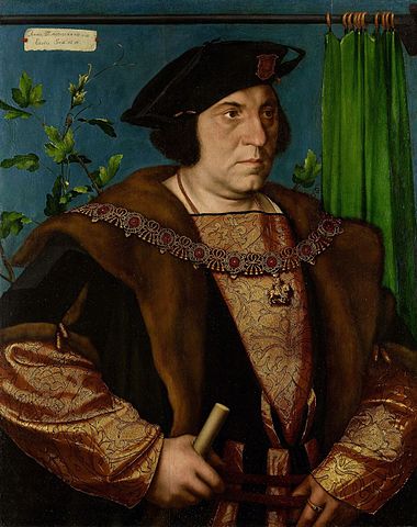 ヘンリー・ギルフォード卿の肖像画　1527年　ハンス・ホルバイン（子）　ウィンザー城　　