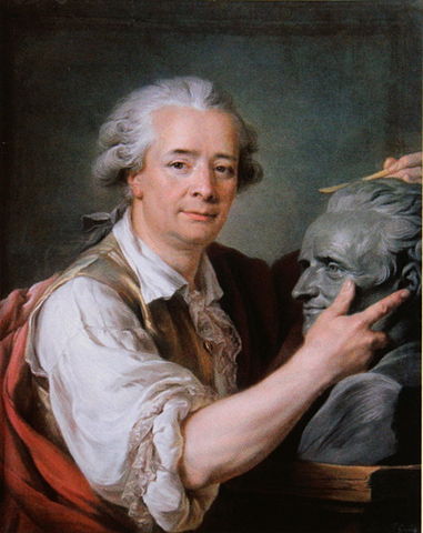 オーギュスタン・パジュー（1730年9月19日－1809年5月8日）の肖像　1783年　アデライド・ラビーユ＝ギアール　ルーヴル美術館蔵