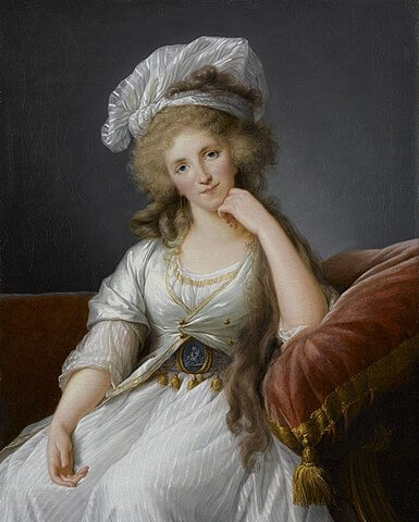 ルイーズ・マリー・アデライード・ド・ブルボン＝パンティエーヴル　1789年　ヴィジェ＝ルブラン　ヴェルサイユ宮殿