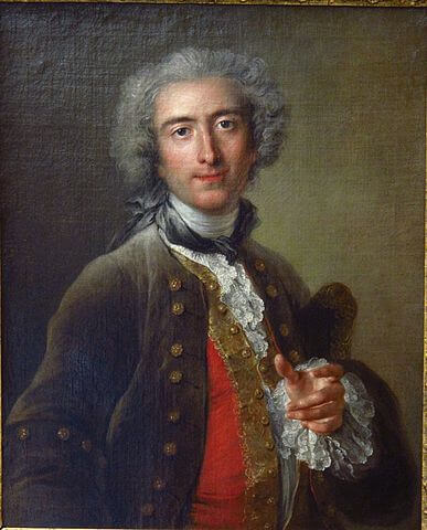『フィリップ・コワペルの肖像』　1732年　シャルル＝アントワーヌ・コワペル　ルーヴル美術館蔵