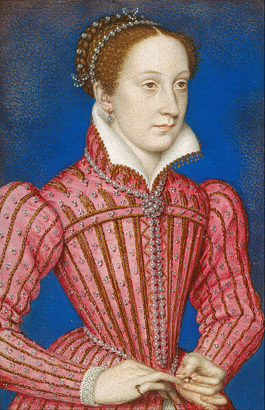 スコットランド女王メアリー・ステュアート　1558年－1560年頃　フランソワ・クルーエ　ロイヤル・コレクション蔵