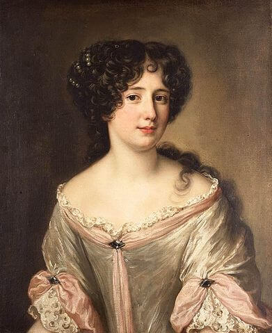 ルイ14世の初恋の相手マリー・マンシーニ（ Marie Mancini, 1639年8月28日－1715年5月8日）　1660年－1680年の間　ジェイコブ・フェルディナンド・フート　アムステルダム国立美術館蔵