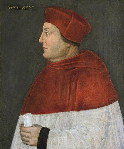 枢機卿トマス・ウルジー（1475年－1530年11月28日または29日）　1585－1596年　トリニティ・カレッジ所蔵