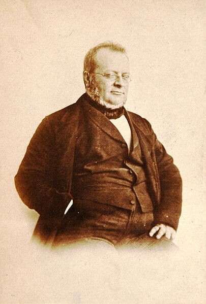 首相、カヴール伯爵カミッロ・ベンソの写真　1861年以前　Ludovico Tuminello（1824年－1907年）