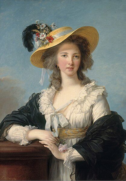 『ポリニャック公爵夫人の肖像』　ヴィジェ＝ルブラン　1782年　ヴェルサイユ宮殿