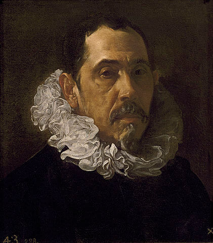 『貴紳の肖像（フランシスコ・パチェーコ？）』　1619年－1622年頃　ベラスケス　プラド美術館蔵
