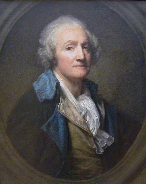 ジャン＝バティスト・グルーズ自画像　1769年頃　ルーヴル美術館蔵