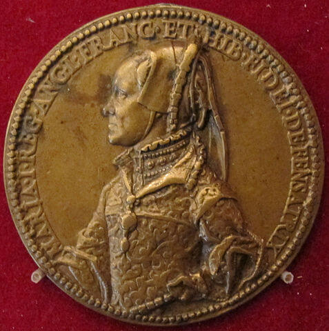 メアリー1世のブロンズ製メダル　1554年　ウォーレス・コレクション蔵