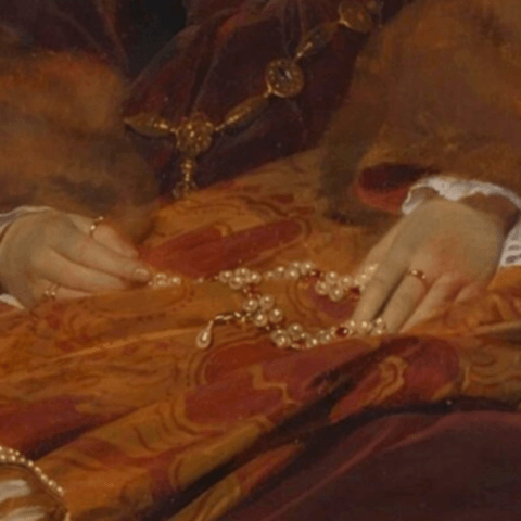 『レディ・ジェーン・グレイの処刑』　1833年　ポール・ドラローシュ　ナショナル・ギャラリー蔵